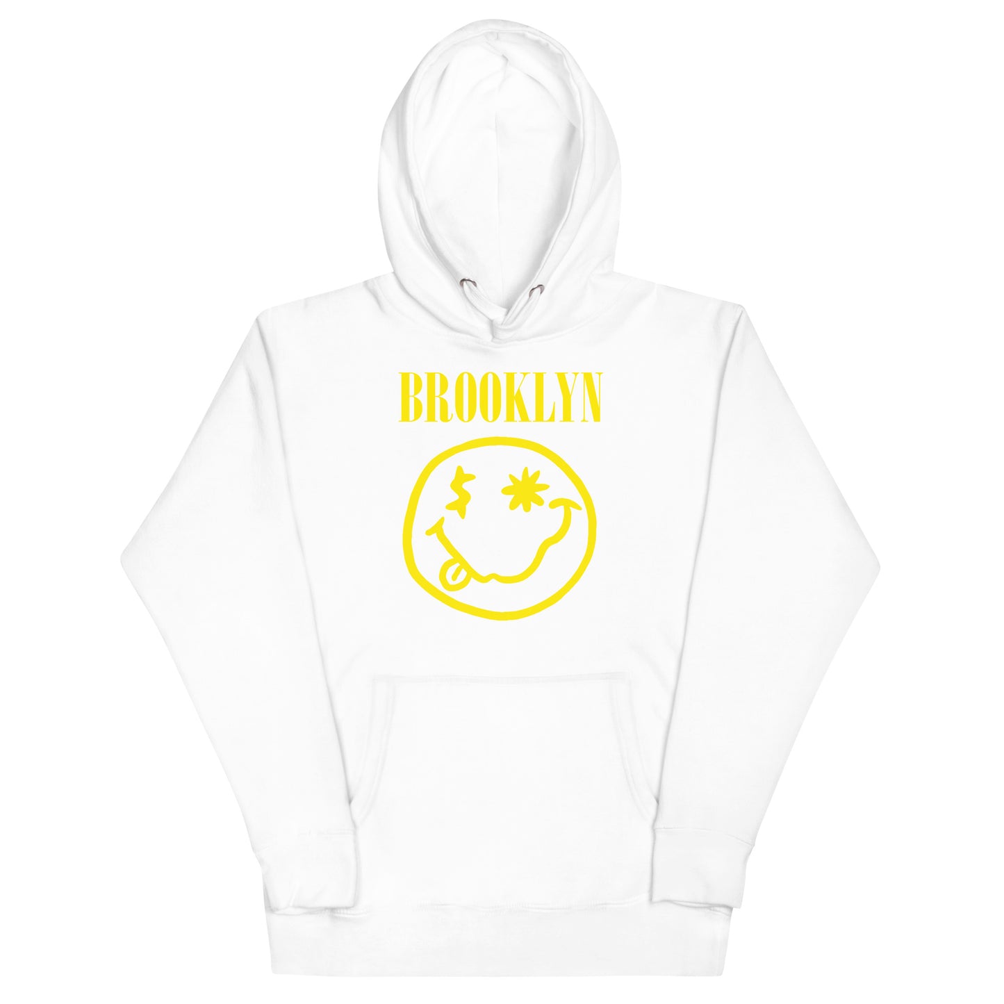 BK ROX - BROOKLYN "SMILEY" FACE UNISEX HOODIE