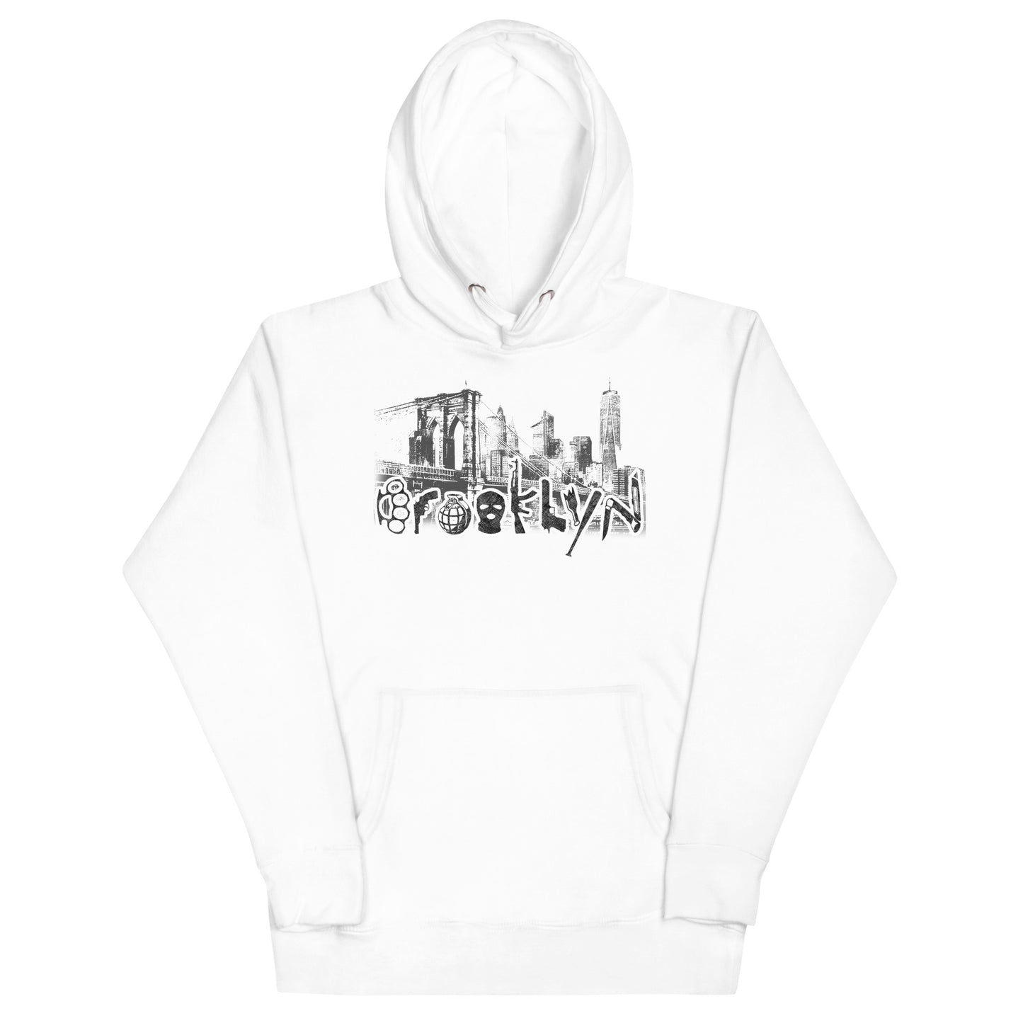 BROOKLYN ANARCHY "REBEL" UNISEX HOODIE