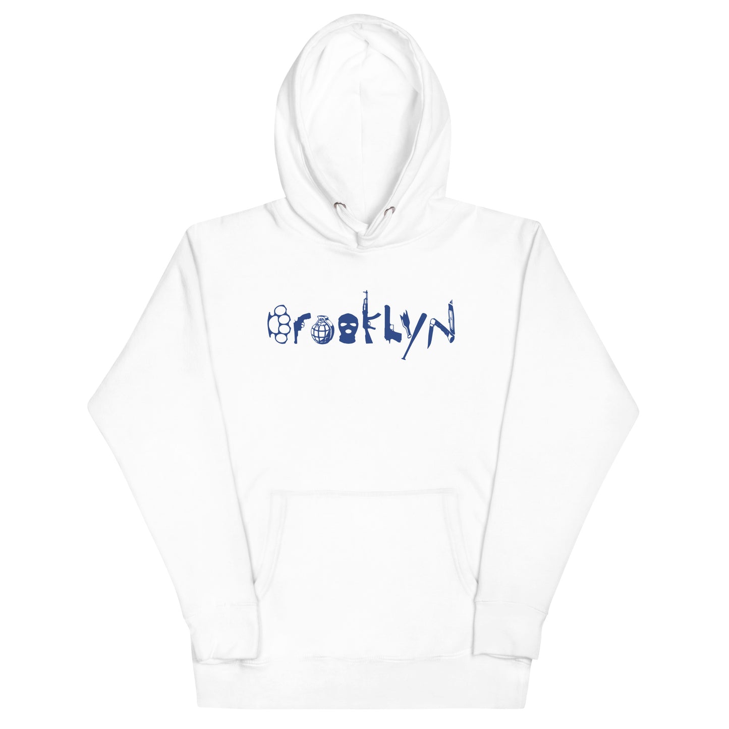 BROOKLYN ANARCHY UNISEX HOODIE (GALACTIC COBALT)