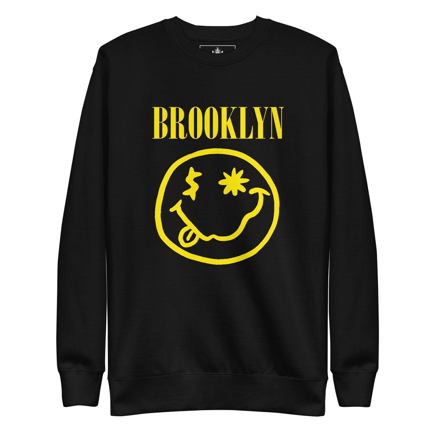 BK ROX - BROOKLYN "SMILEY" FACE UNISEX PREMIUM SWEATSHIRT