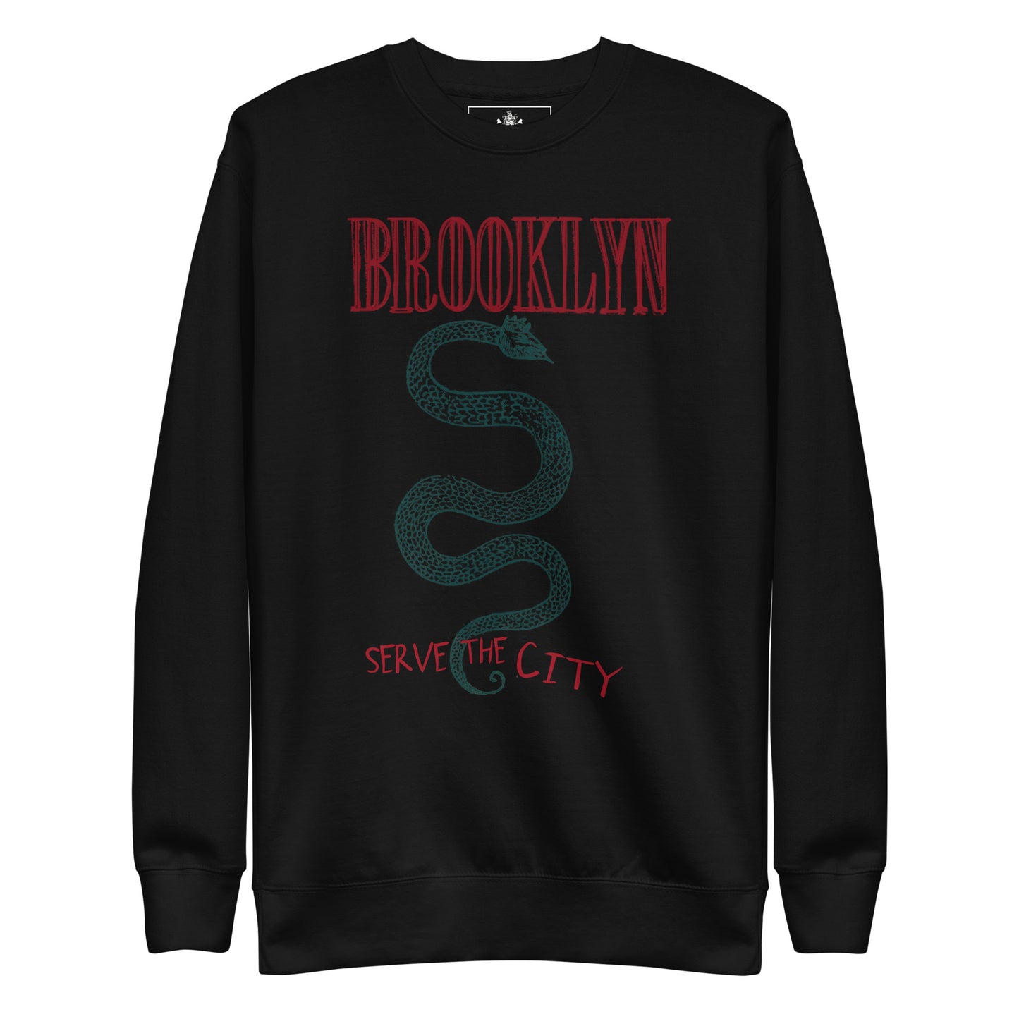 BK ROX - BROOKLYN SERVE THE CITY UNISEX PREMIUM SWEATSHIRT