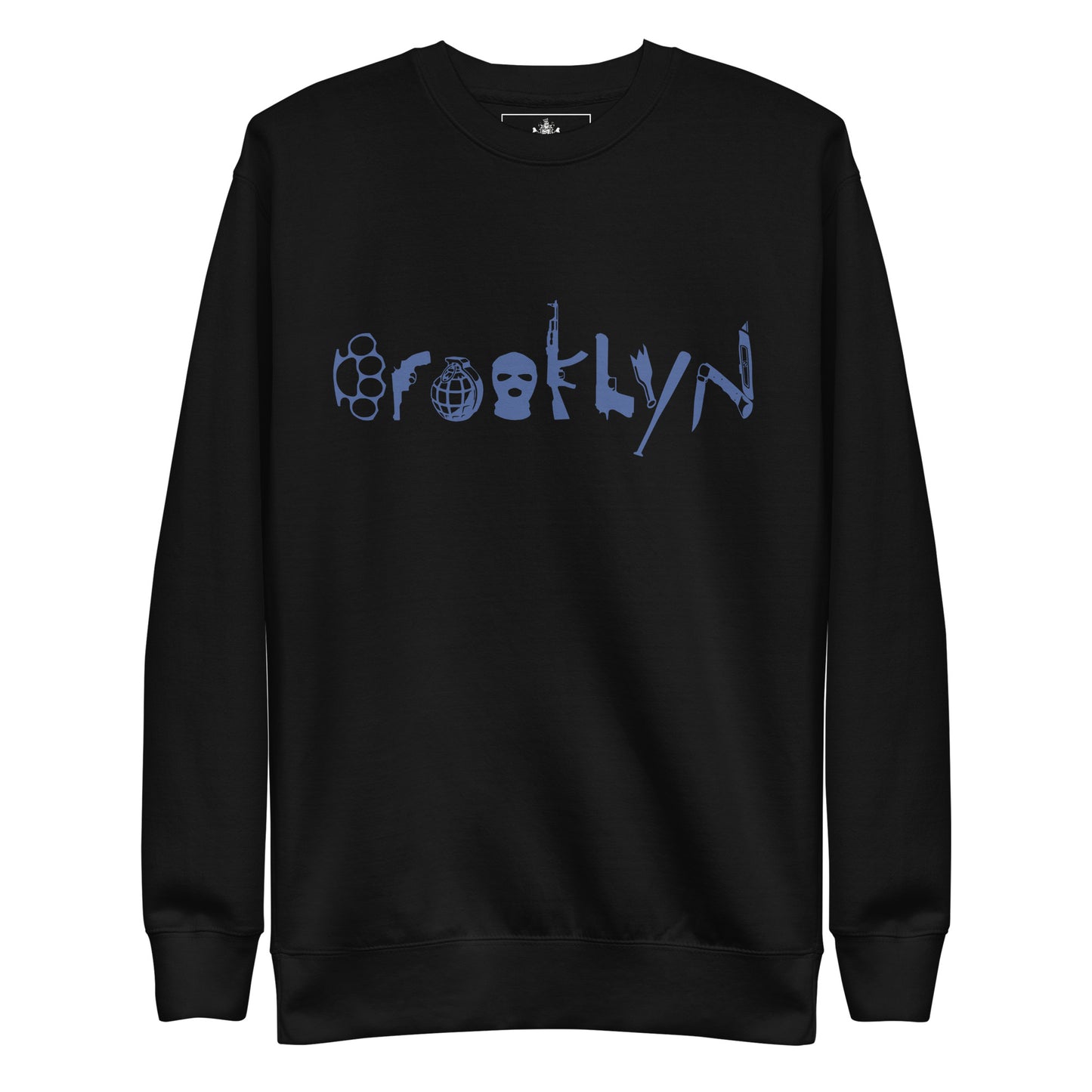 BROOKLYN ANARCHY UNISEX SWEATSHIRT (GALACTIC COBALT)