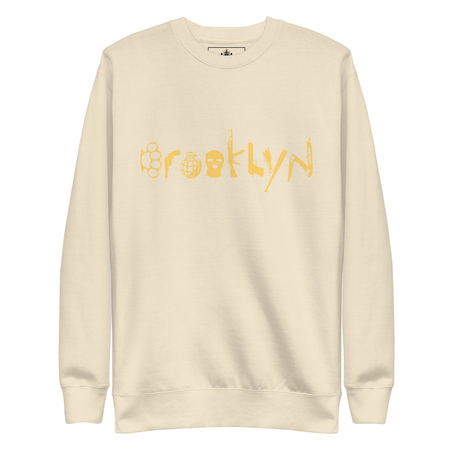 BROOKLYN ANARCHY UNISEX SWEATSHIRT (MUSTARD)