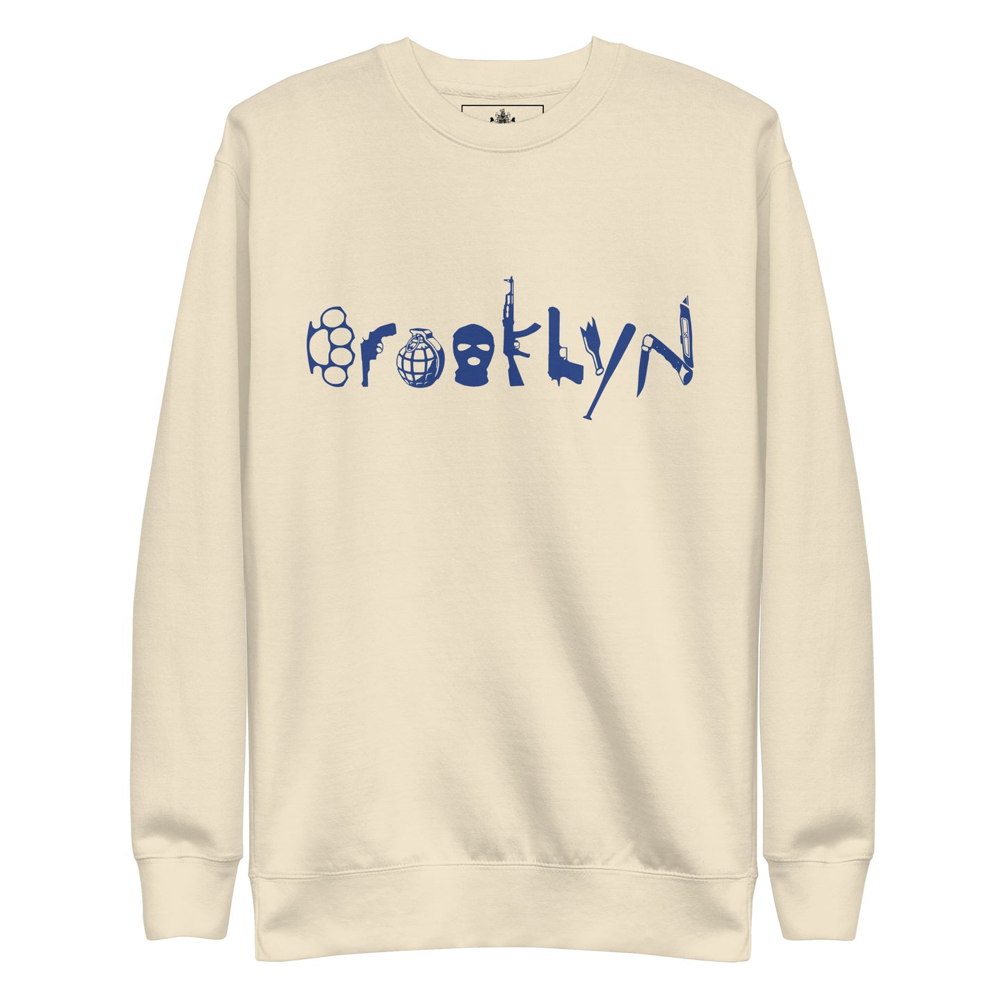 BROOKLYN ANARCHY UNISEX SWEATSHIRT (GALACTIC COBALT)