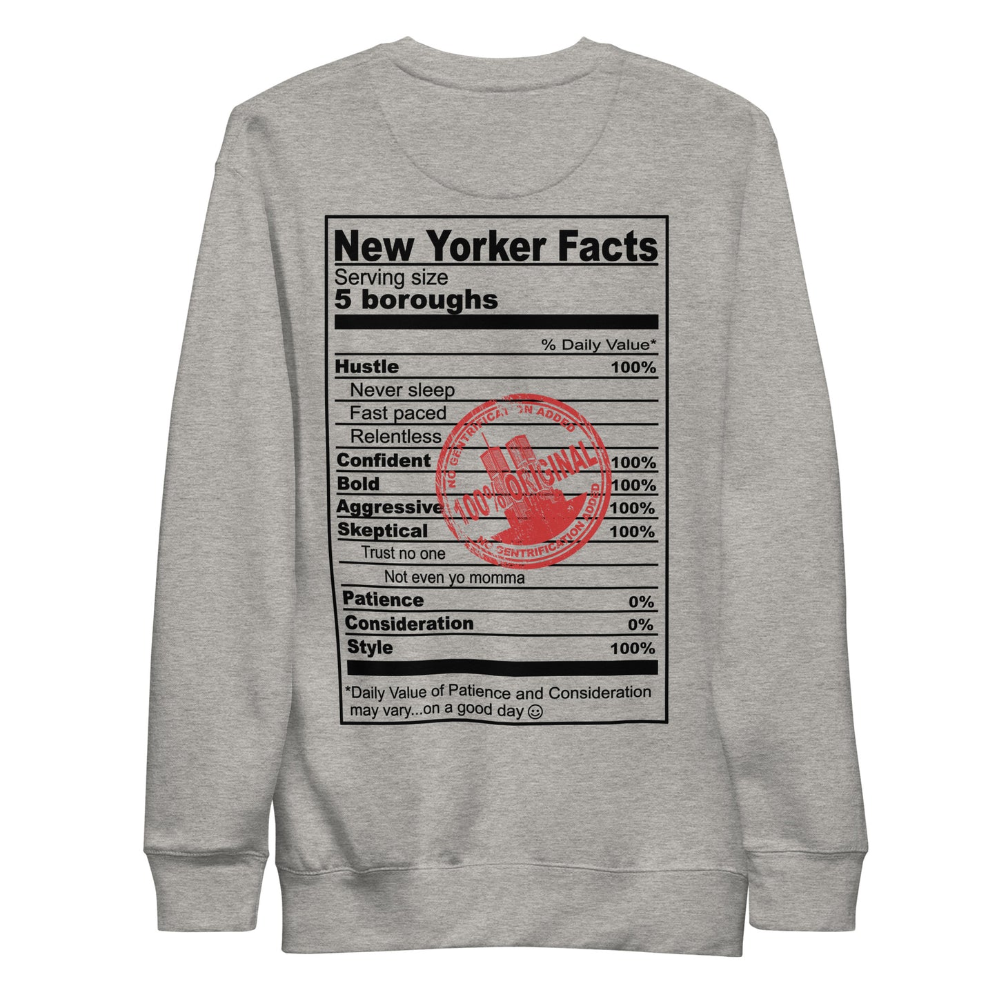 NATIVE NEW YORKER UNISEX CREWNECK