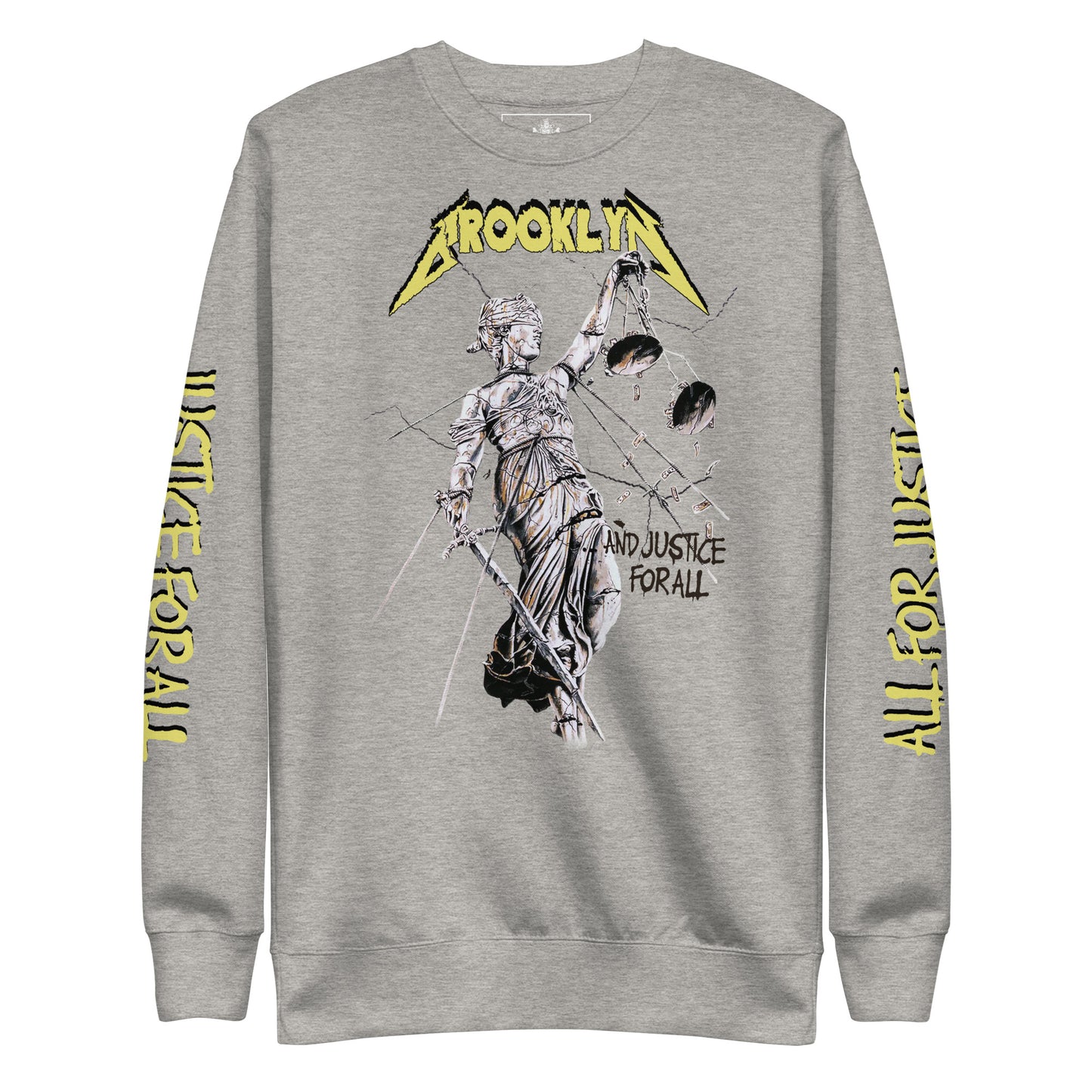 BK ROX - JUSTICE FOR ALL UNISEX CREWNECK