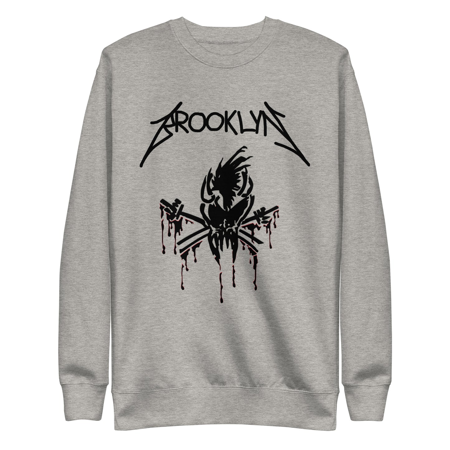 BK ROX - METAL MONSTER (PLAIN JANE/BLACK) UNISEX PREMIUM SWEATSHIRT