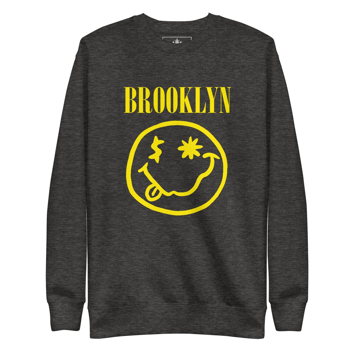 BK ROX - BROOKLYN "SMILEY" FACE UNISEX PREMIUM SWEATSHIRT