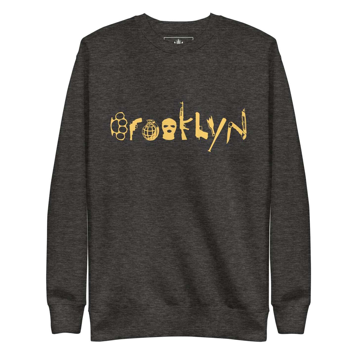 BROOKLYN ANARCHY UNISEX SWEATSHIRT (MUSTARD)