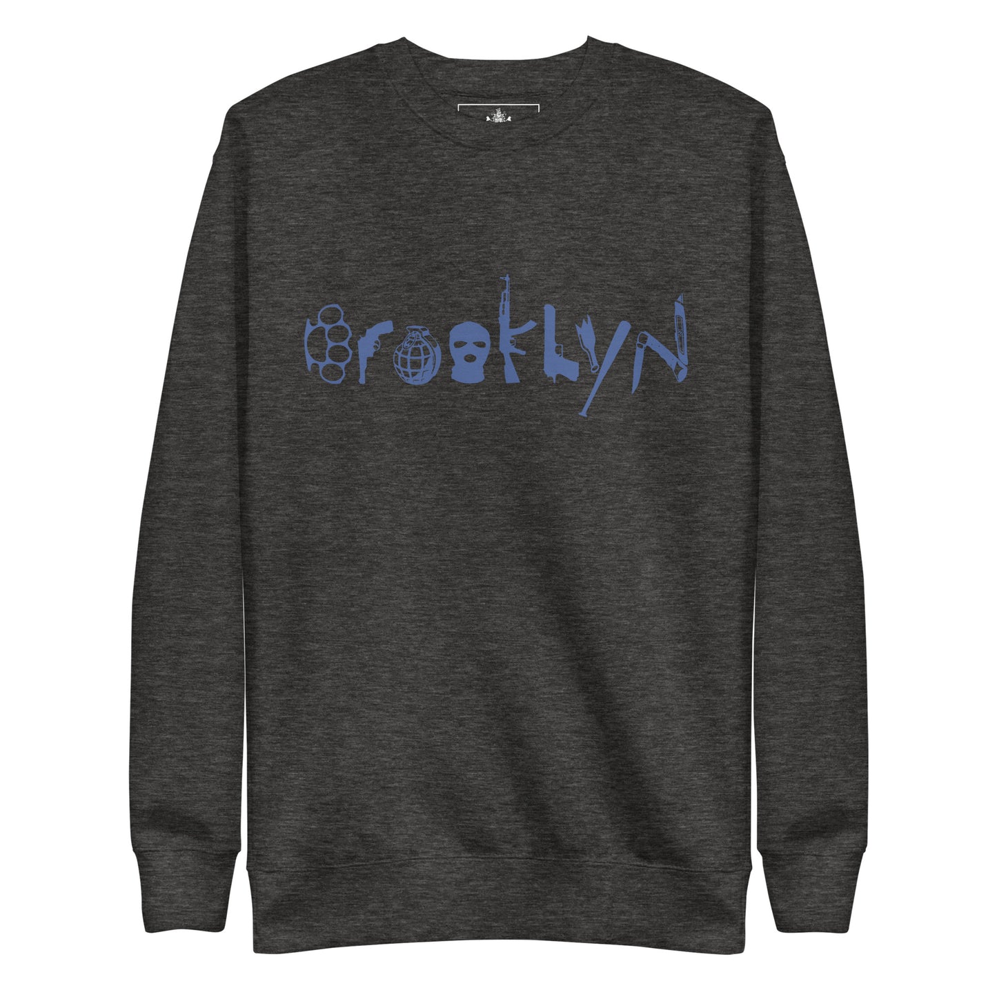 BROOKLYN ANARCHY UNISEX SWEATSHIRT (GALACTIC COBALT)