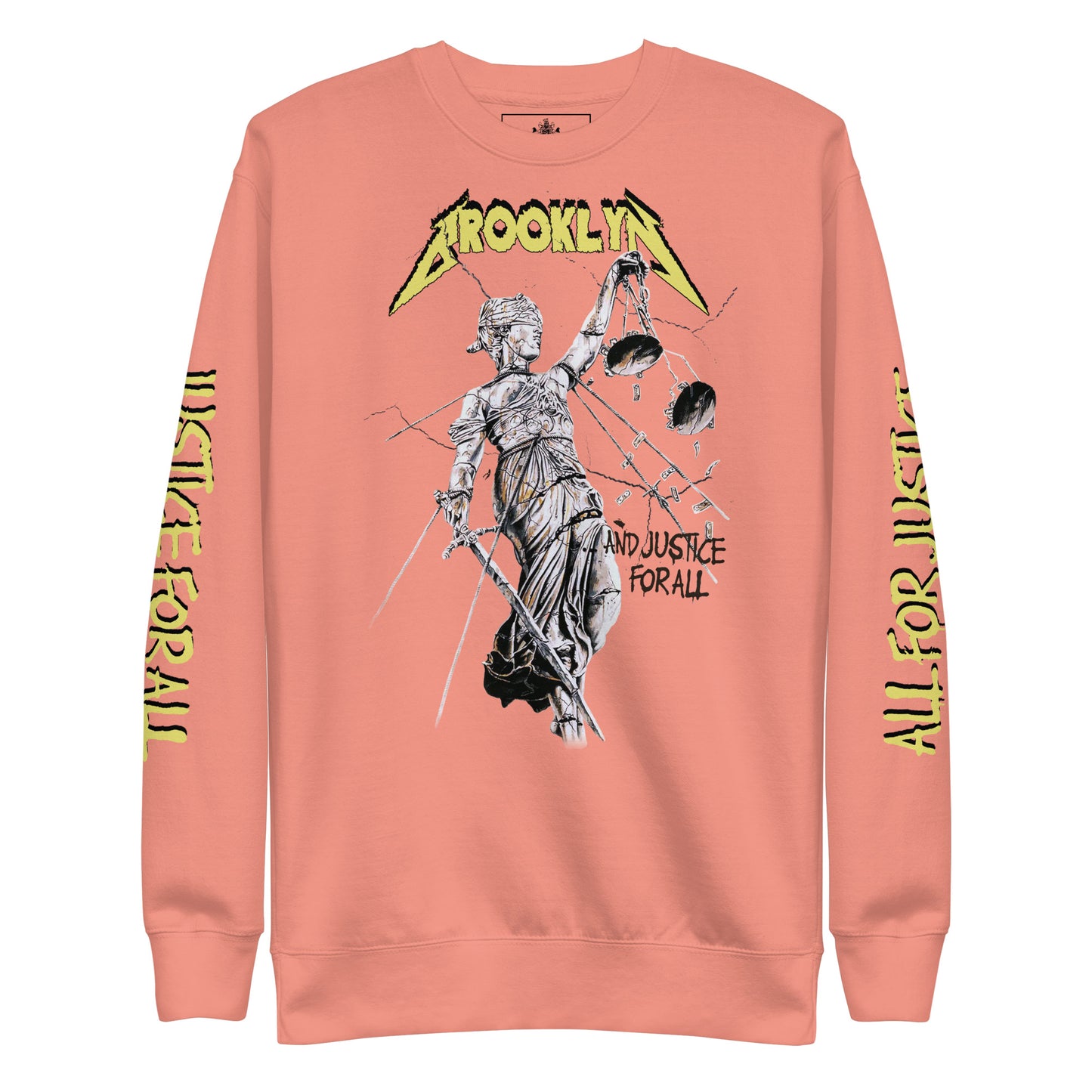 BK ROX - JUSTICE FOR ALL UNISEX CREWNECK