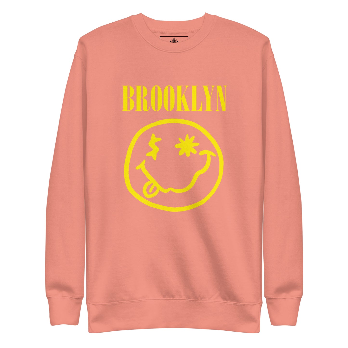 BK ROX - BROOKLYN "SMILEY" FACE UNISEX PREMIUM SWEATSHIRT