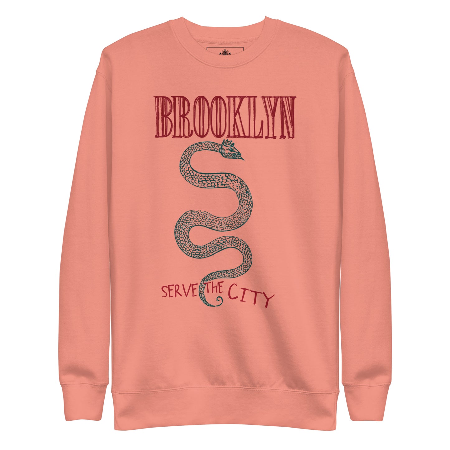 BK ROX - BROOKLYN SERVE THE CITY UNISEX PREMIUM SWEATSHIRT