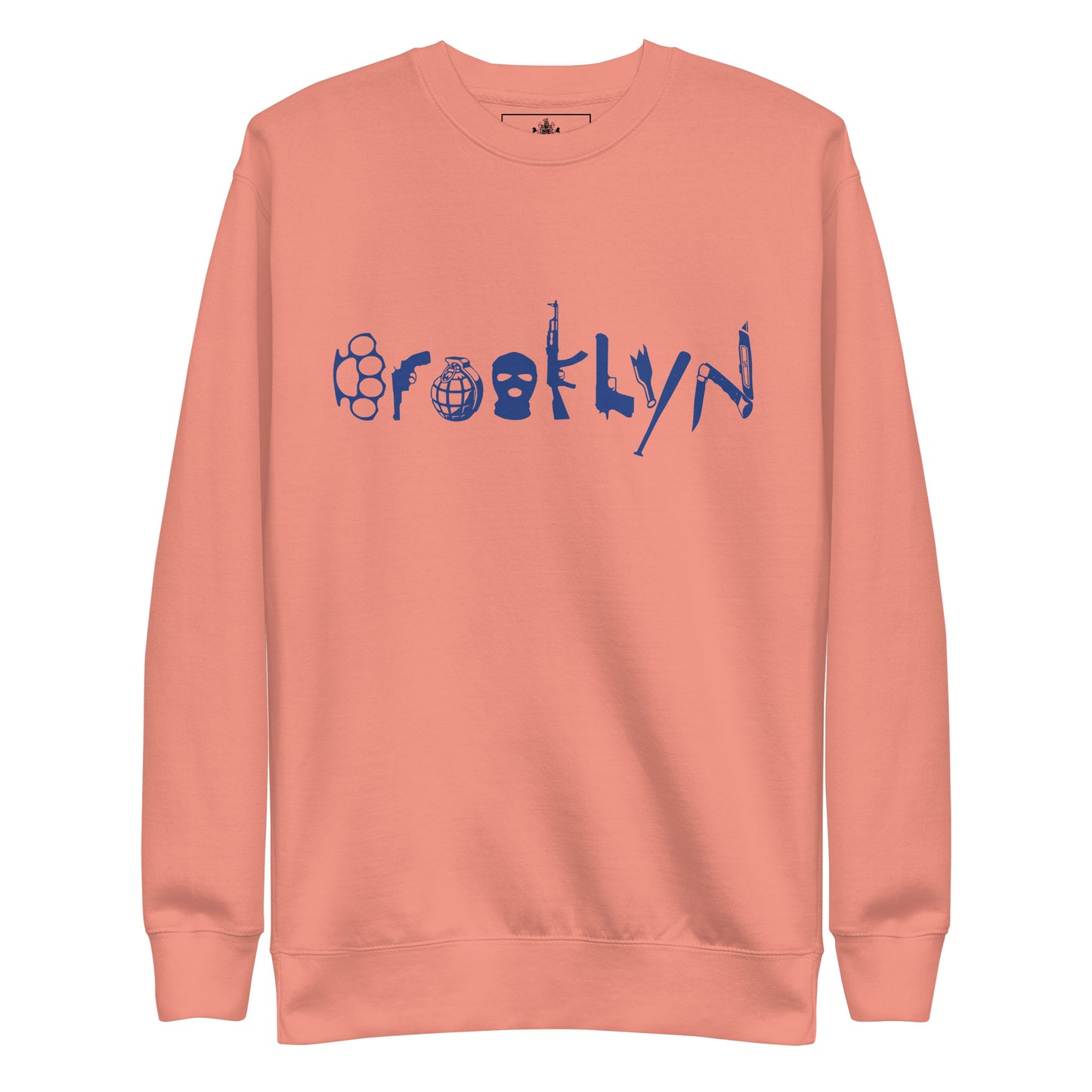 BROOKLYN ANARCHY UNISEX SWEATSHIRT (GALACTIC COBALT)