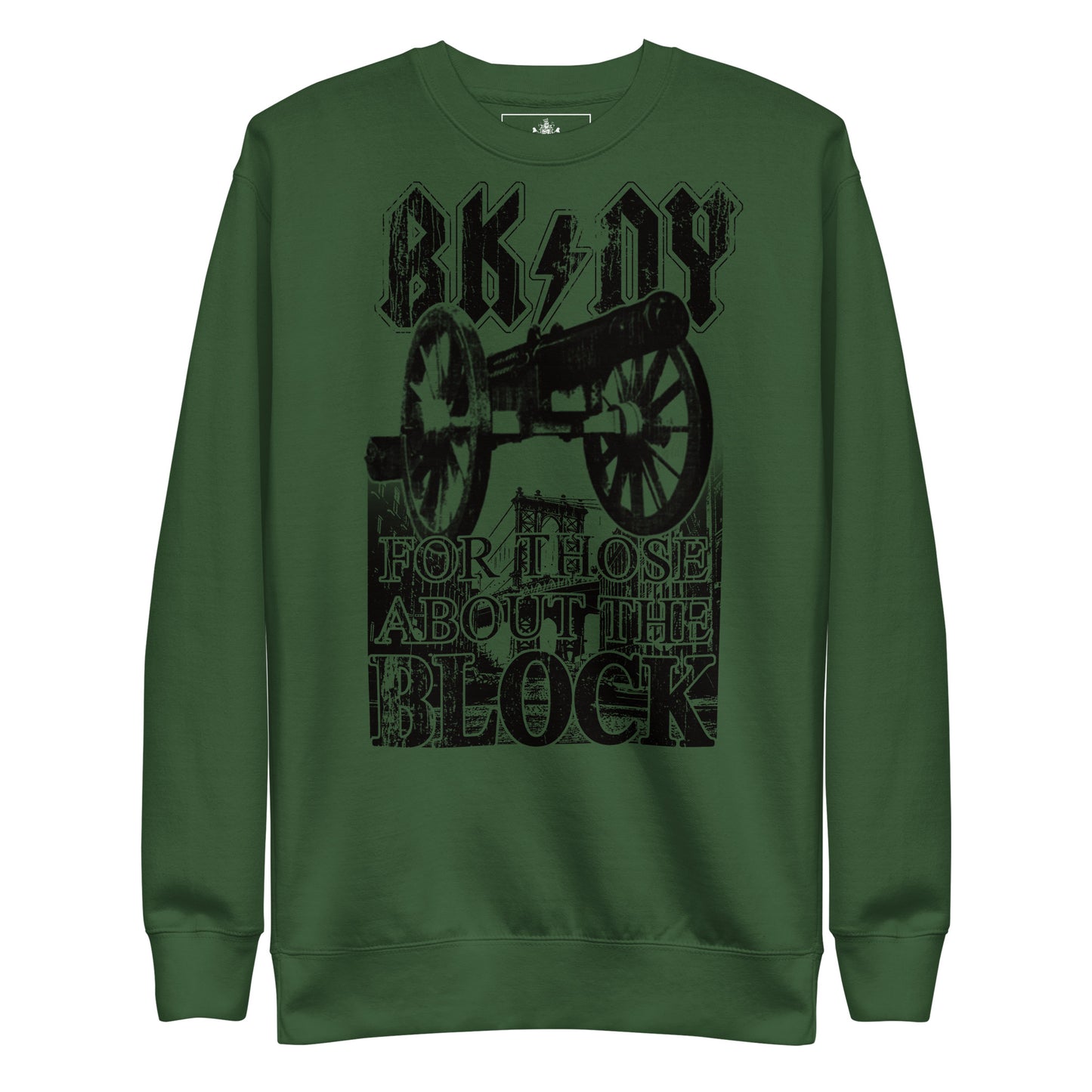 BKRX - FOR THOSE ABOUT THE BLOCK (BLACK) UNISEX PREMIUM SWEATSHIRT