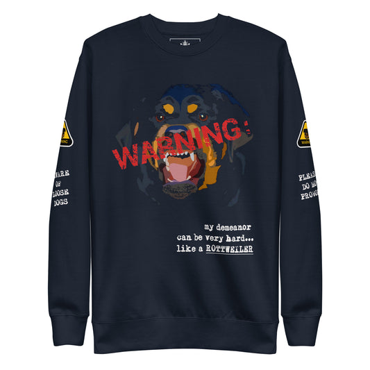 HARD LIKE ROTTWEILER UNISEX CREWNECK