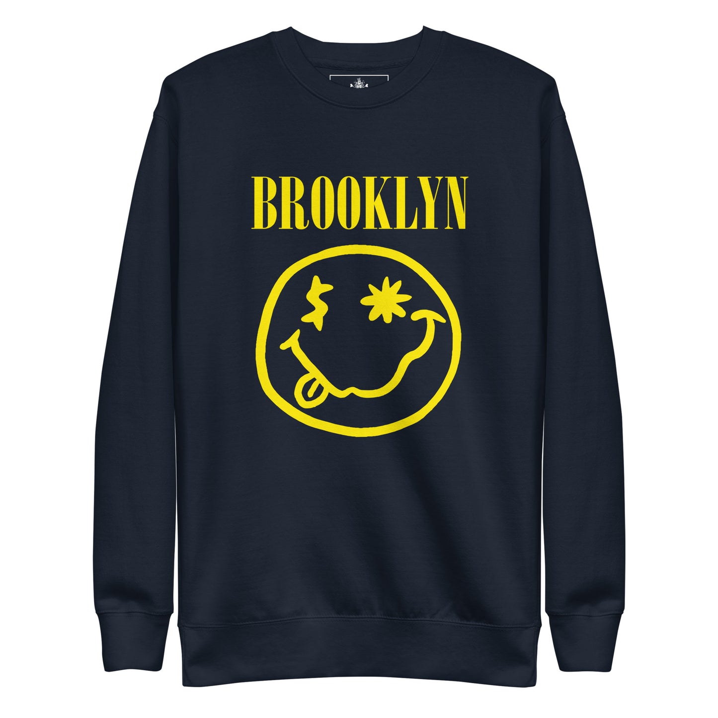 BK ROX - BROOKLYN "SMILEY" FACE UNISEX PREMIUM SWEATSHIRT