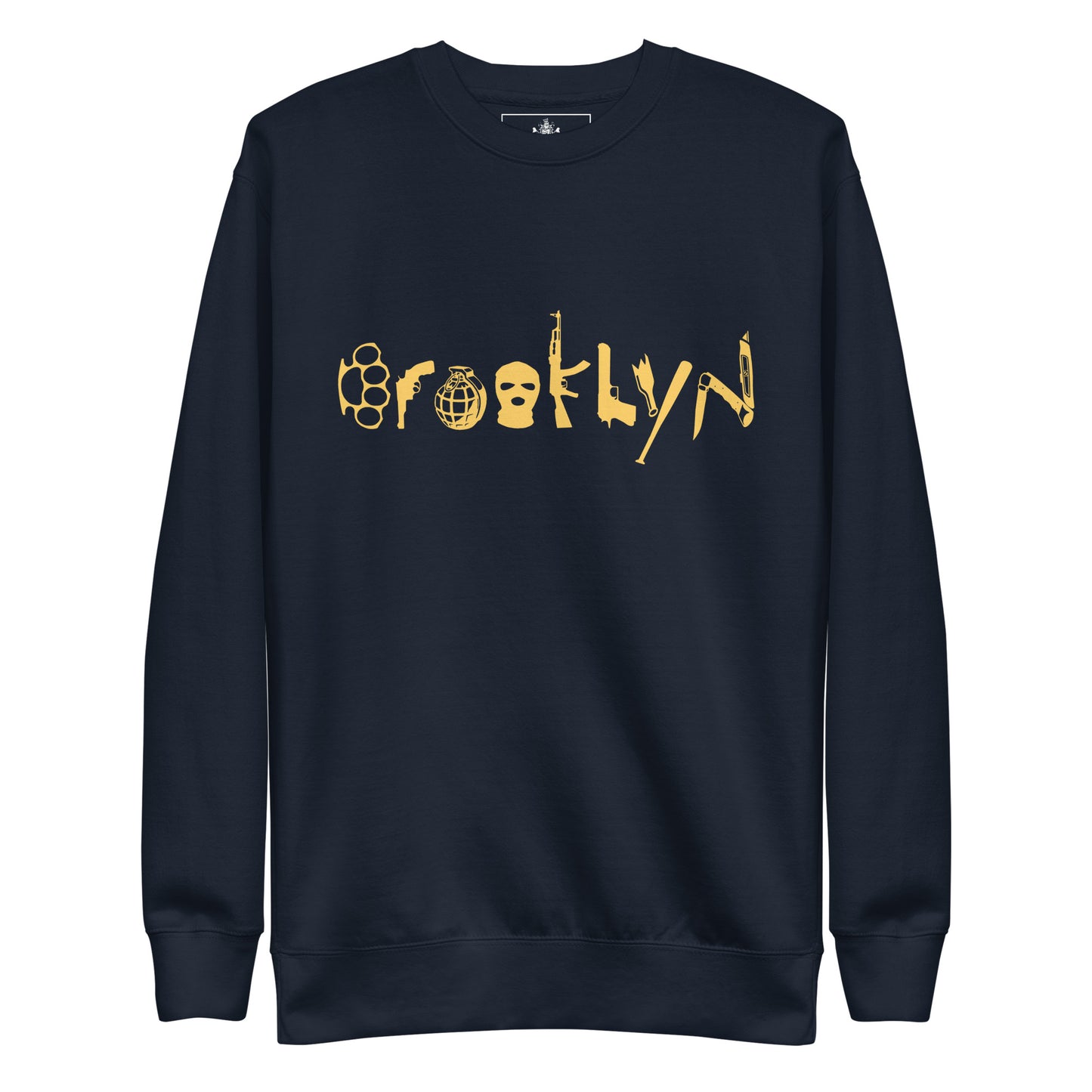 BROOKLYN ANARCHY UNISEX SWEATSHIRT (MUSTARD)