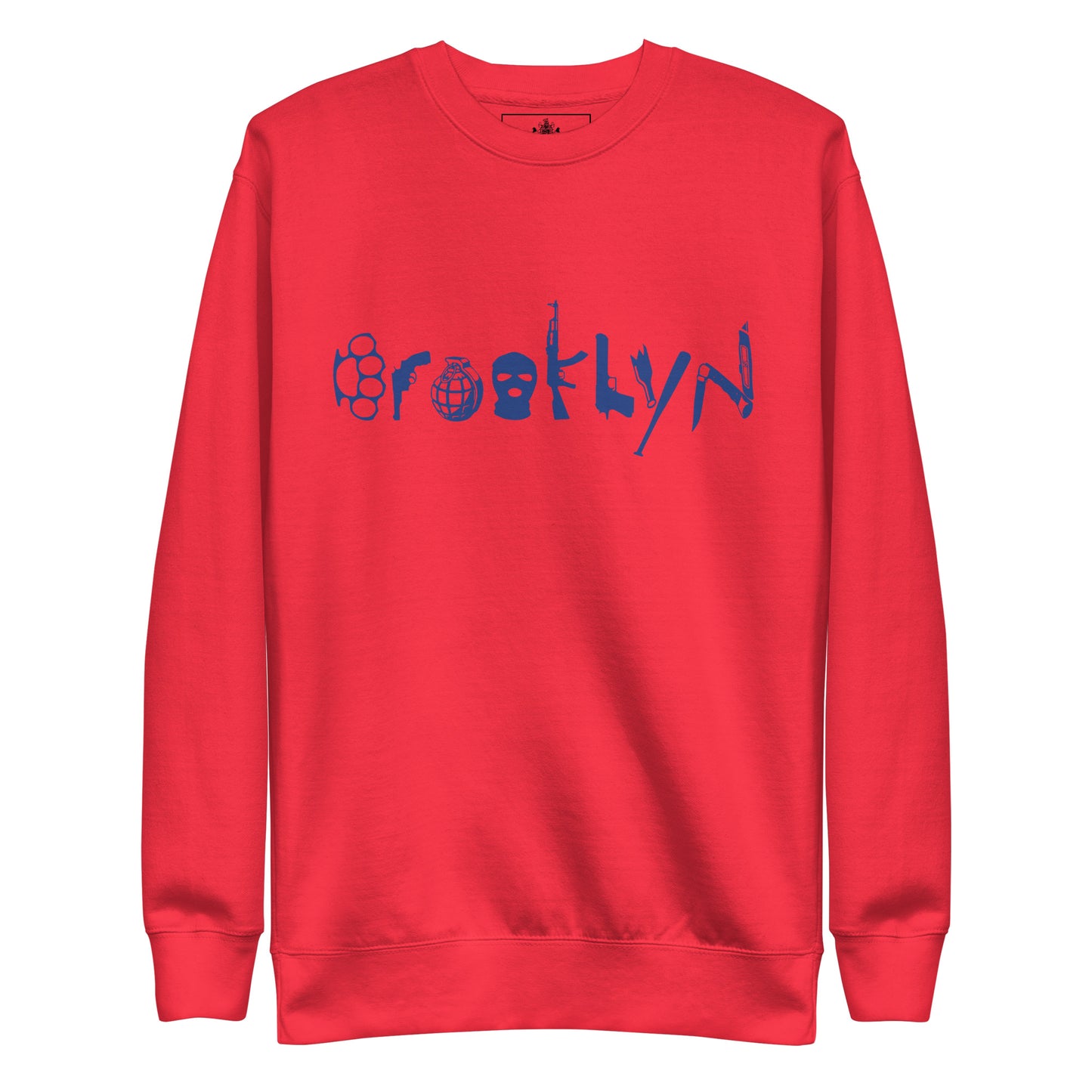 BROOKLYN ANARCHY UNISEX SWEATSHIRT (GALACTIC COBALT)