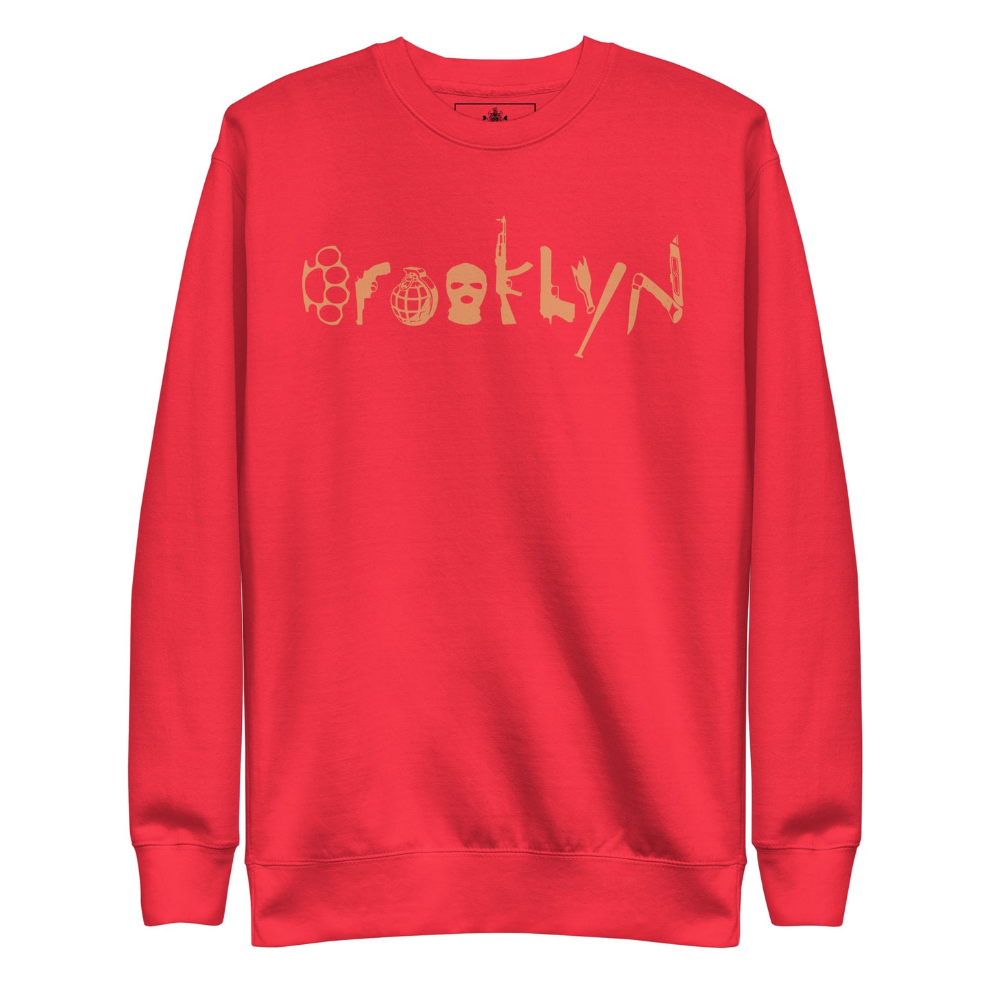 BROOKLYN ANARCHY UNISEX SWEATSHIRT (APRICOT CRUSH)