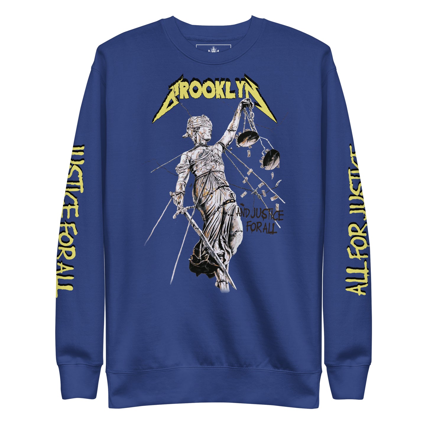 BK ROX - JUSTICE FOR ALL UNISEX CREWNECK