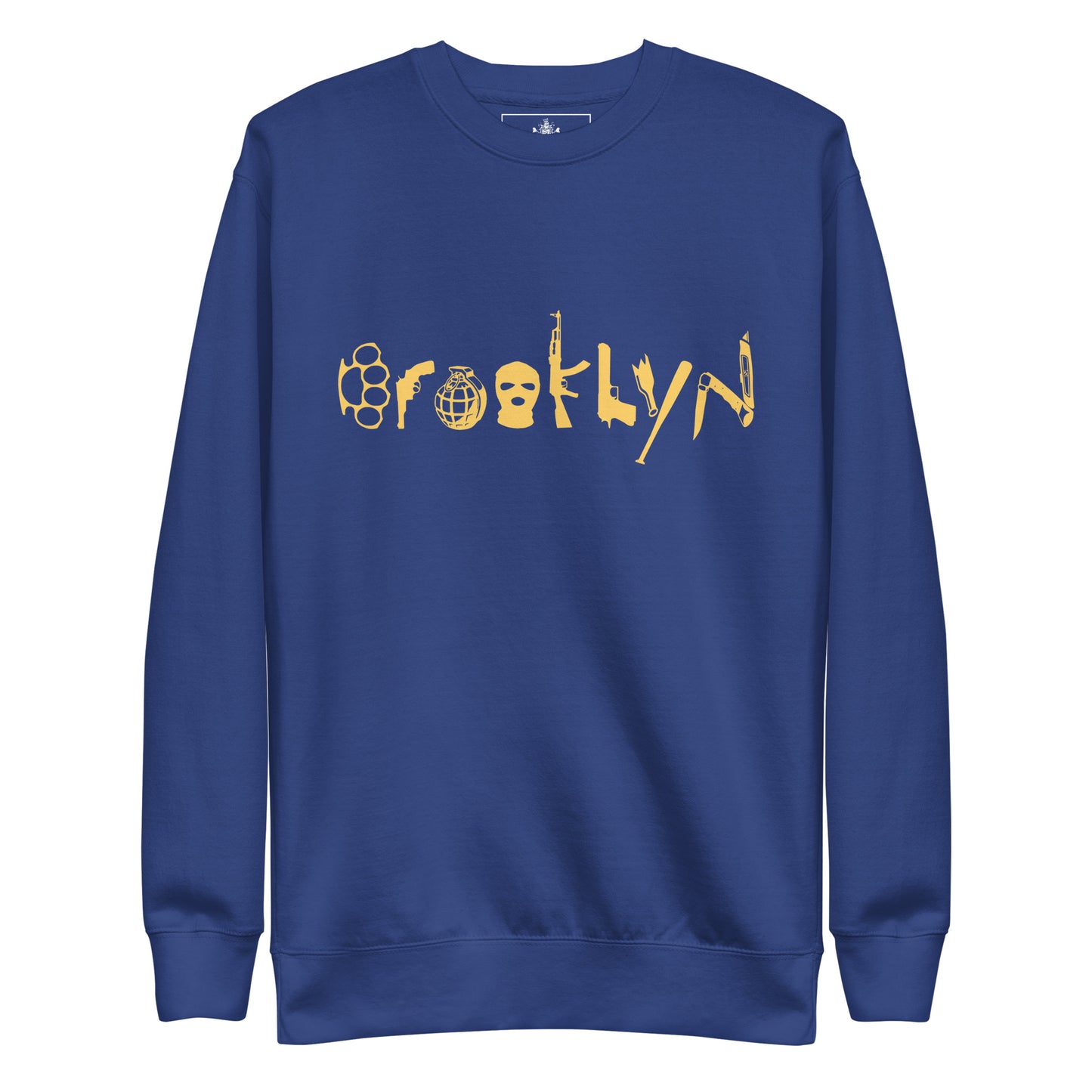 BROOKLYN ANARCHY UNISEX SWEATSHIRT (MUSTARD)