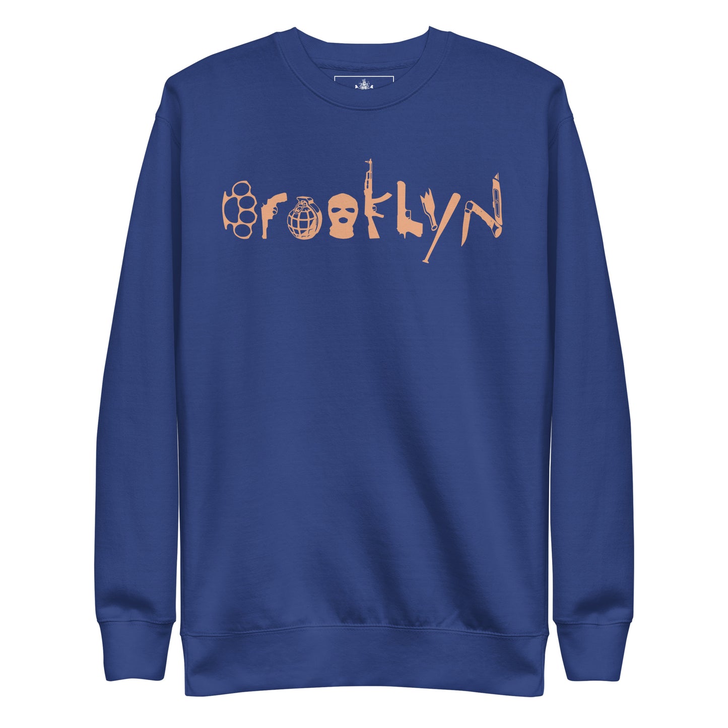 BROOKLYN ANARCHY UNISEX SWEATSHIRT (APRICOT CRUSH)