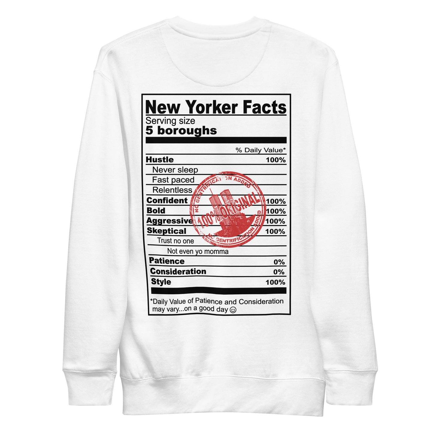 NATIVE NEW YORKER UNISEX CREWNECK