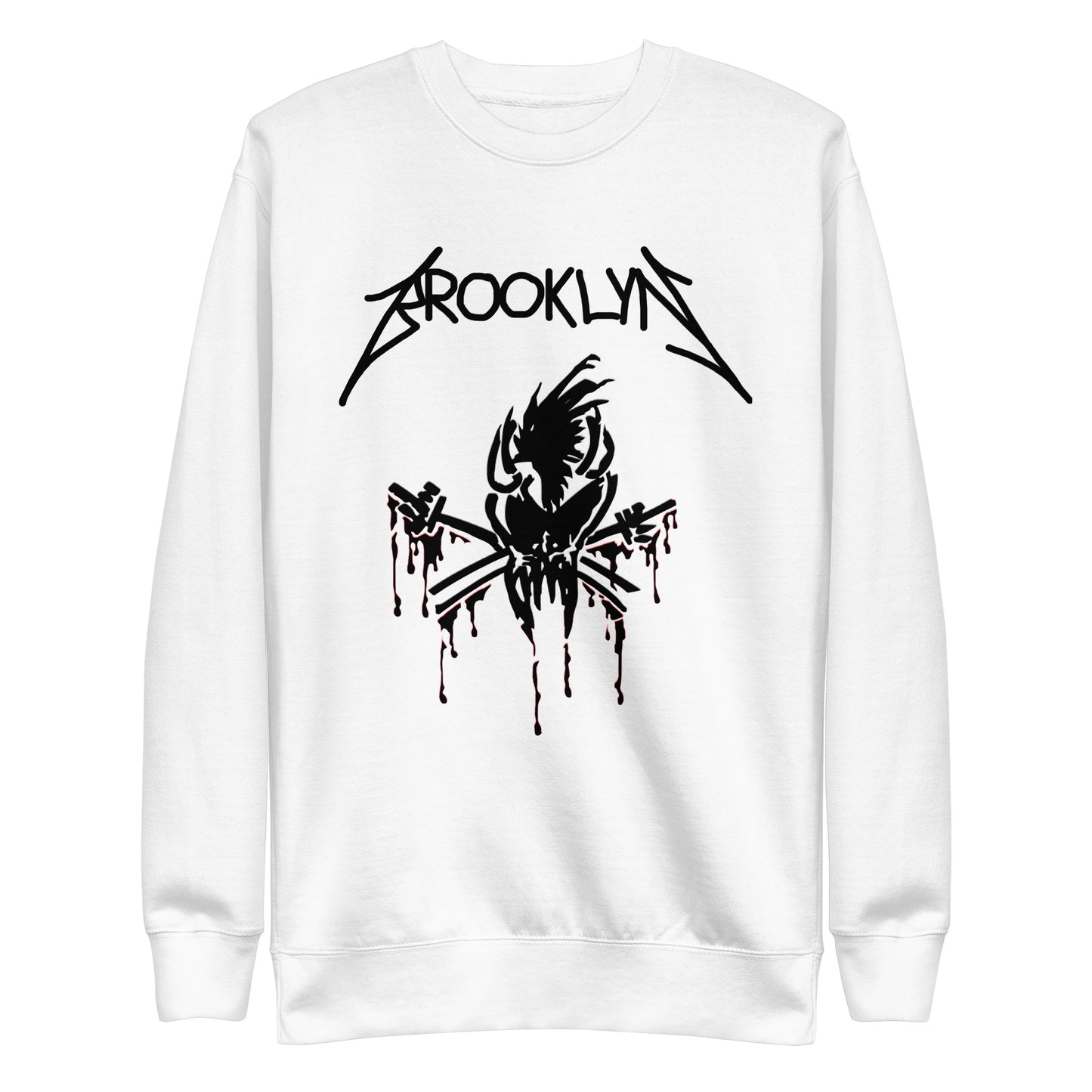 BK ROX - METAL MONSTER (PLAIN JANE/BLACK) UNISEX PREMIUM SWEATSHIRT