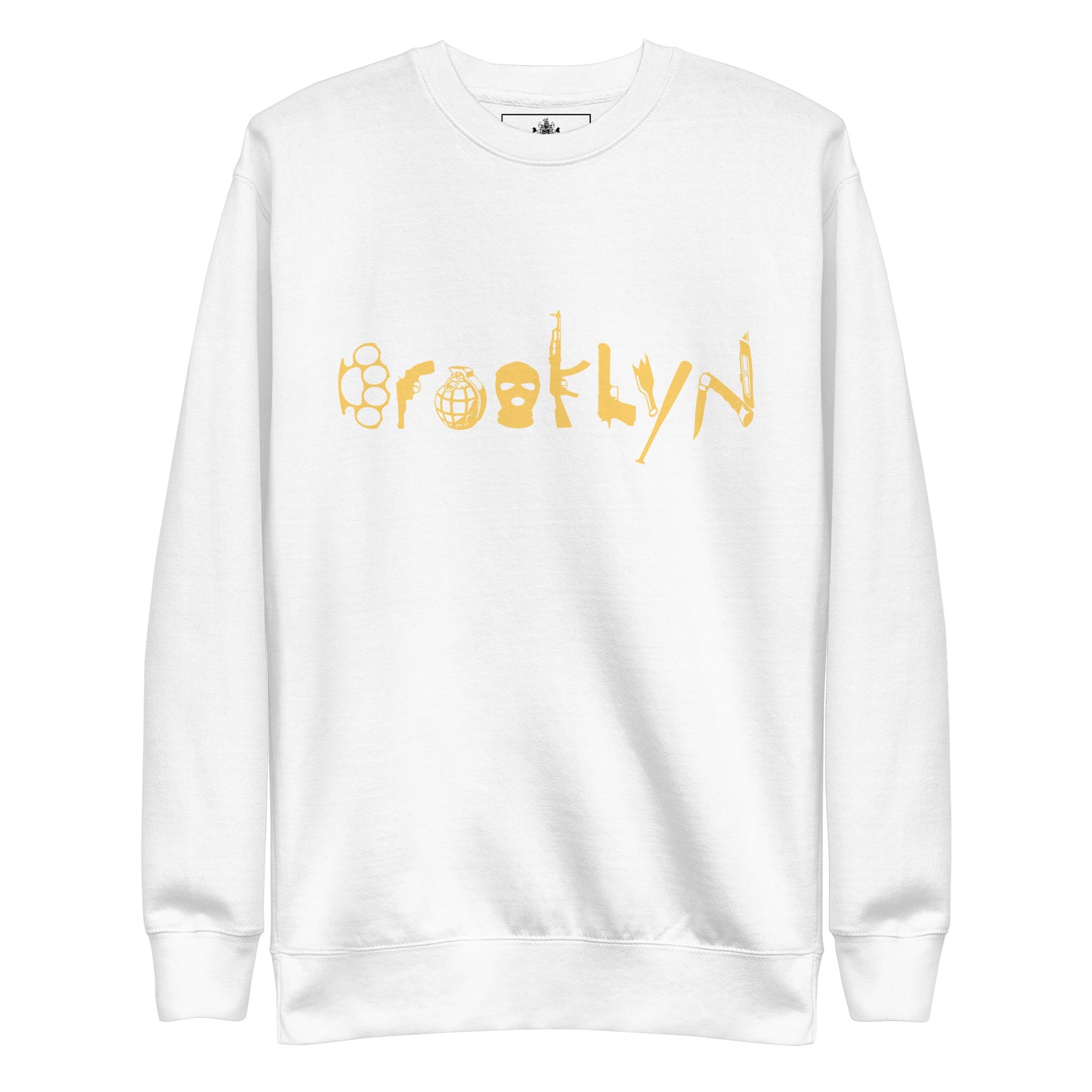 BROOKLYN ANARCHY UNISEX SWEATSHIRT (MUSTARD)