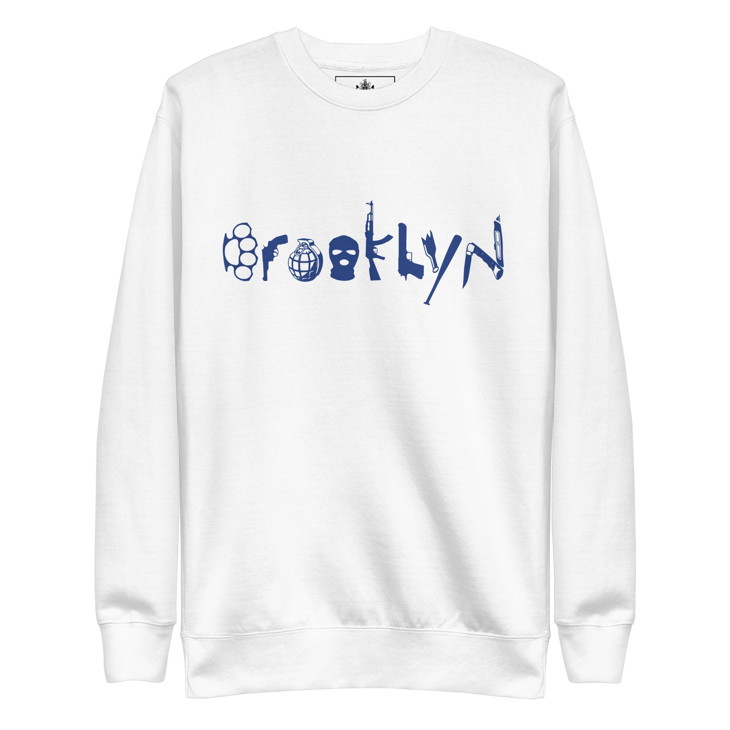 BROOKLYN ANARCHY UNISEX SWEATSHIRT (GALACTIC COBALT)