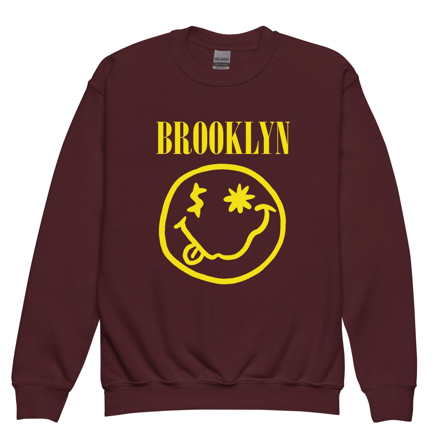 BABY BKRX - BROOKLYN "SMILEY" FACE KIDS CREWNECK SWEATSHIRT