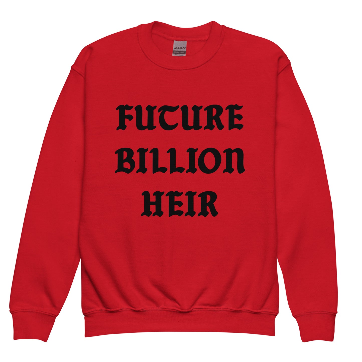 FUTURE BILLION HEIR KIDS CREWNECK SWEATSHIRT