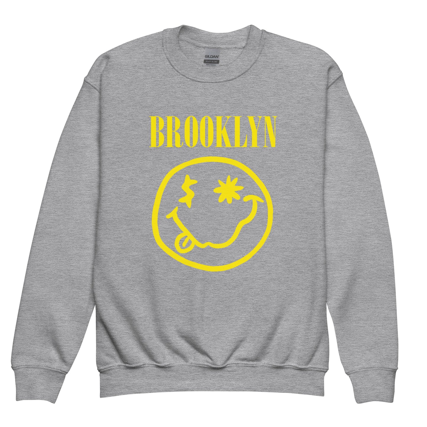 BABY BKRX - BROOKLYN "SMILEY" FACE KIDS CREWNECK SWEATSHIRT