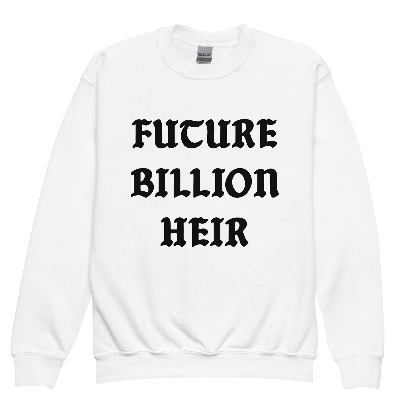 FUTURE BILLION HEIR KIDS CREWNECK SWEATSHIRT