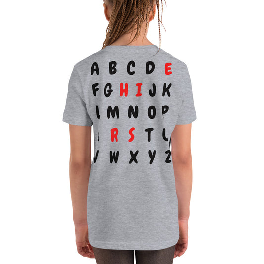 ABC's YOUTH TEE (BLACK)