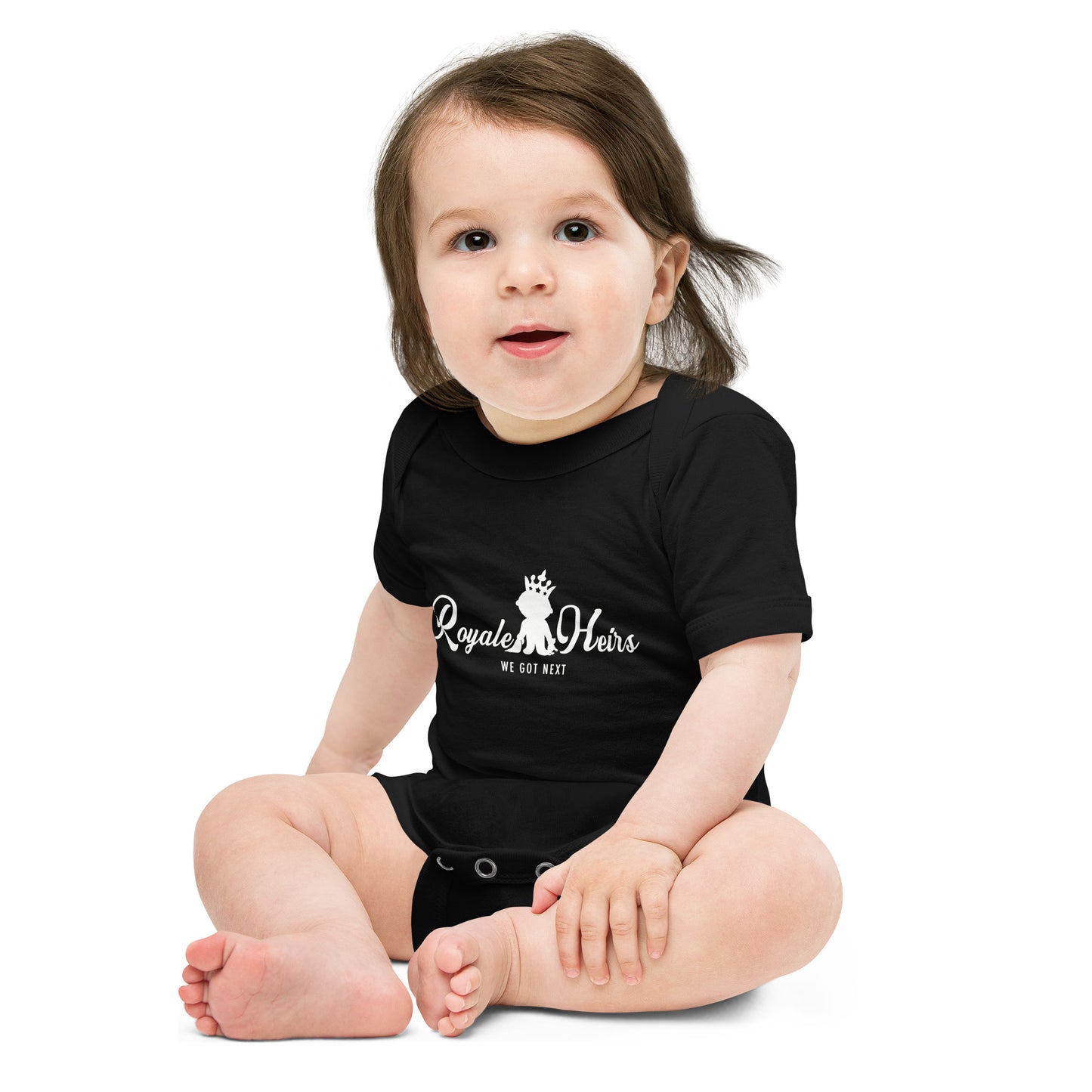 ROYALE HEIRS BRAND LOGO BABY ONESIE