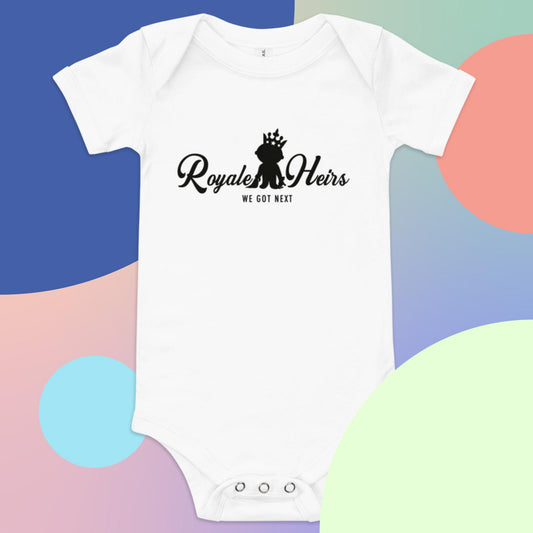 ROYALE HEIR BRAND LOGO BABY ONESIE