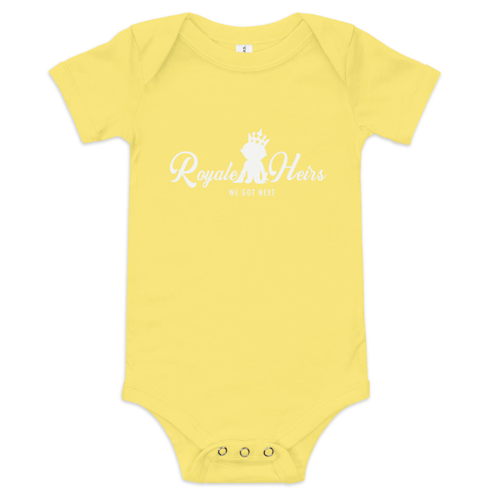 ROYALE HEIRS BRAND LOGO BABY ONESIE