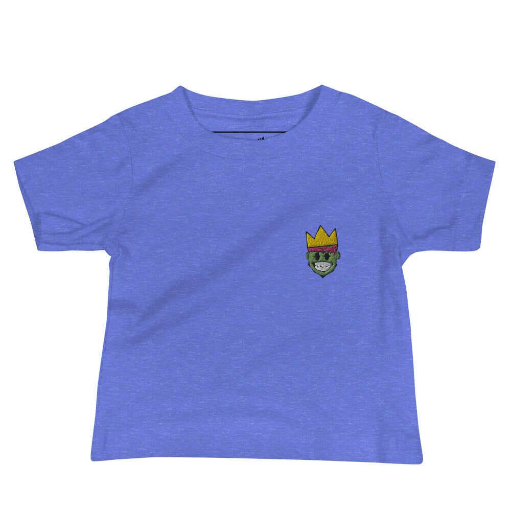 MOCK & TROLL BABY TEE-(EMBROIDERED CHEST)