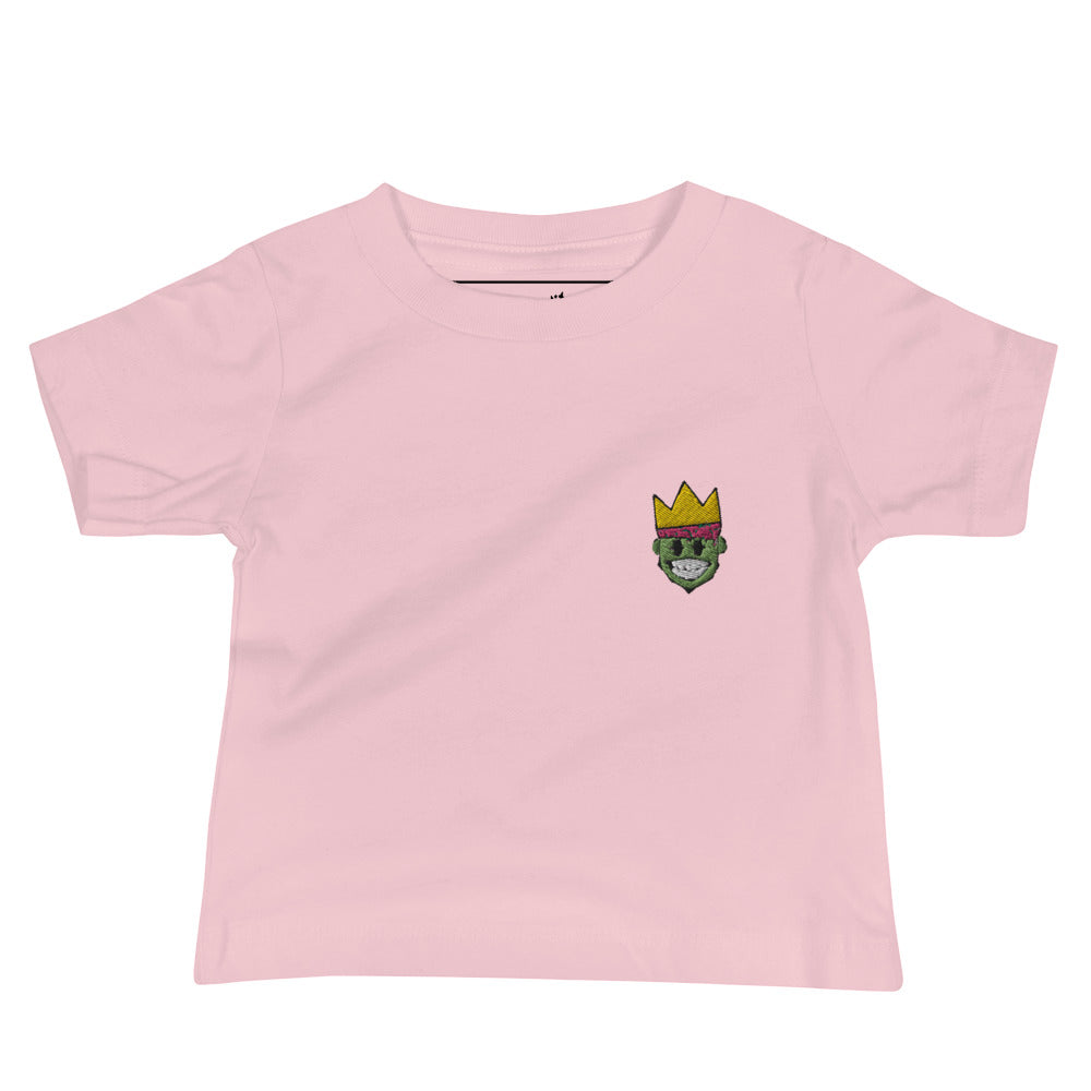 MOCK & TROLL BABY TEE-(EMBROIDERED CHEST)