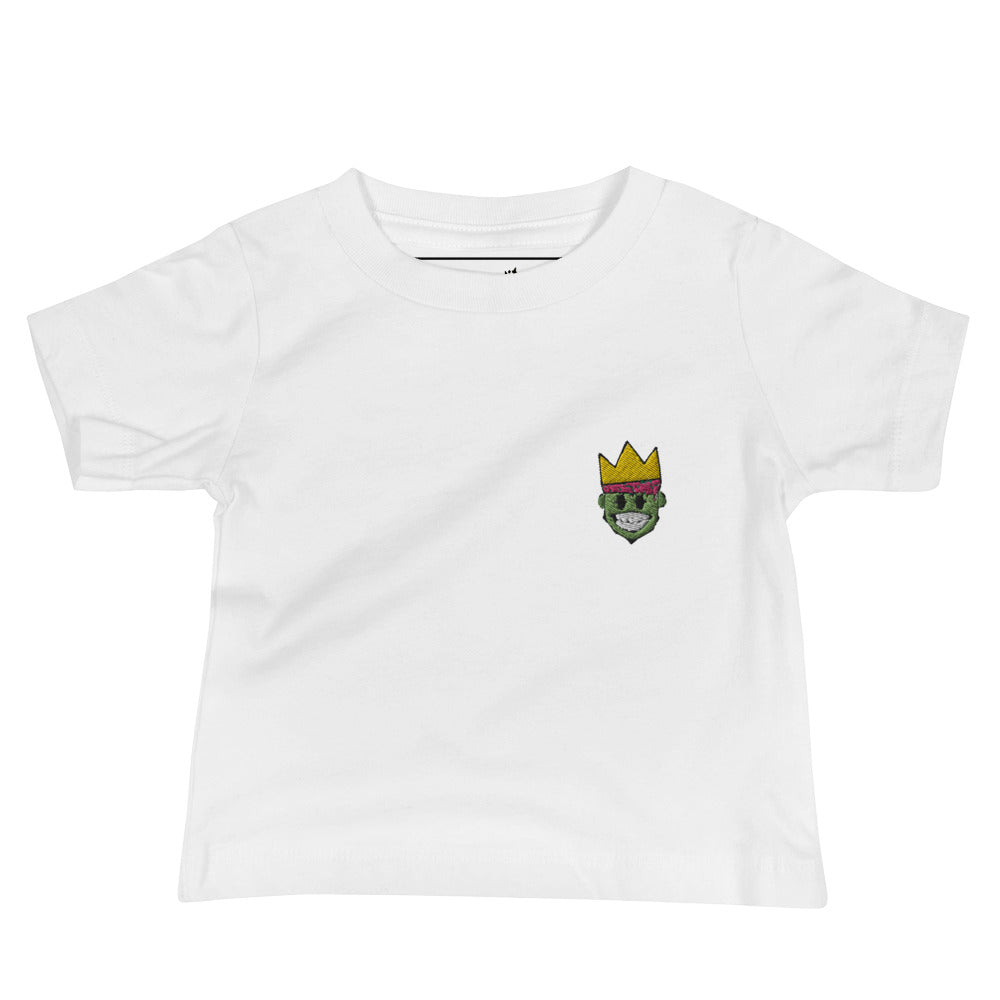 MOCK & TROLL BABY TEE-(EMBROIDERED CHEST)