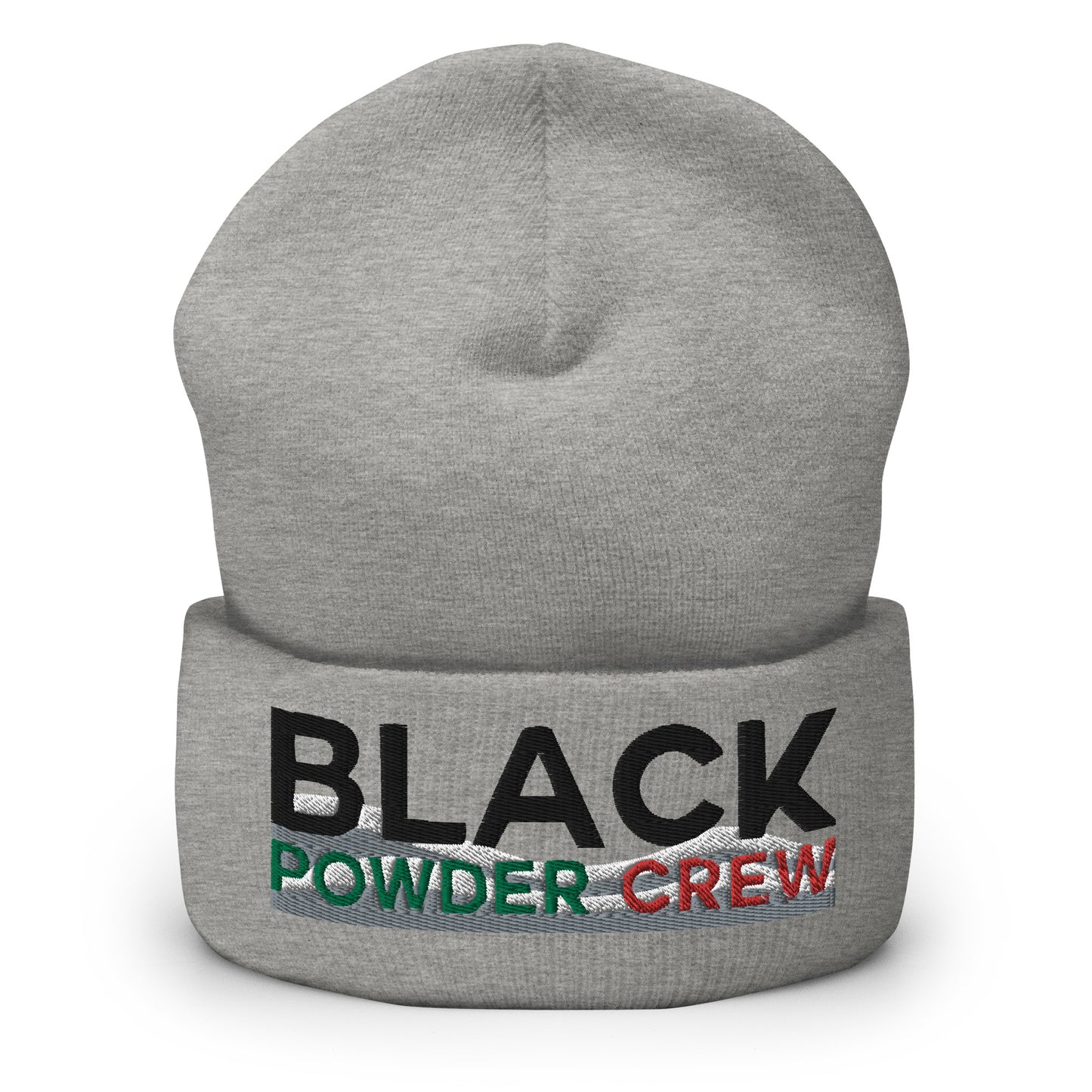 BLACK POWDER CREW SNOW CUFFED BEANIE