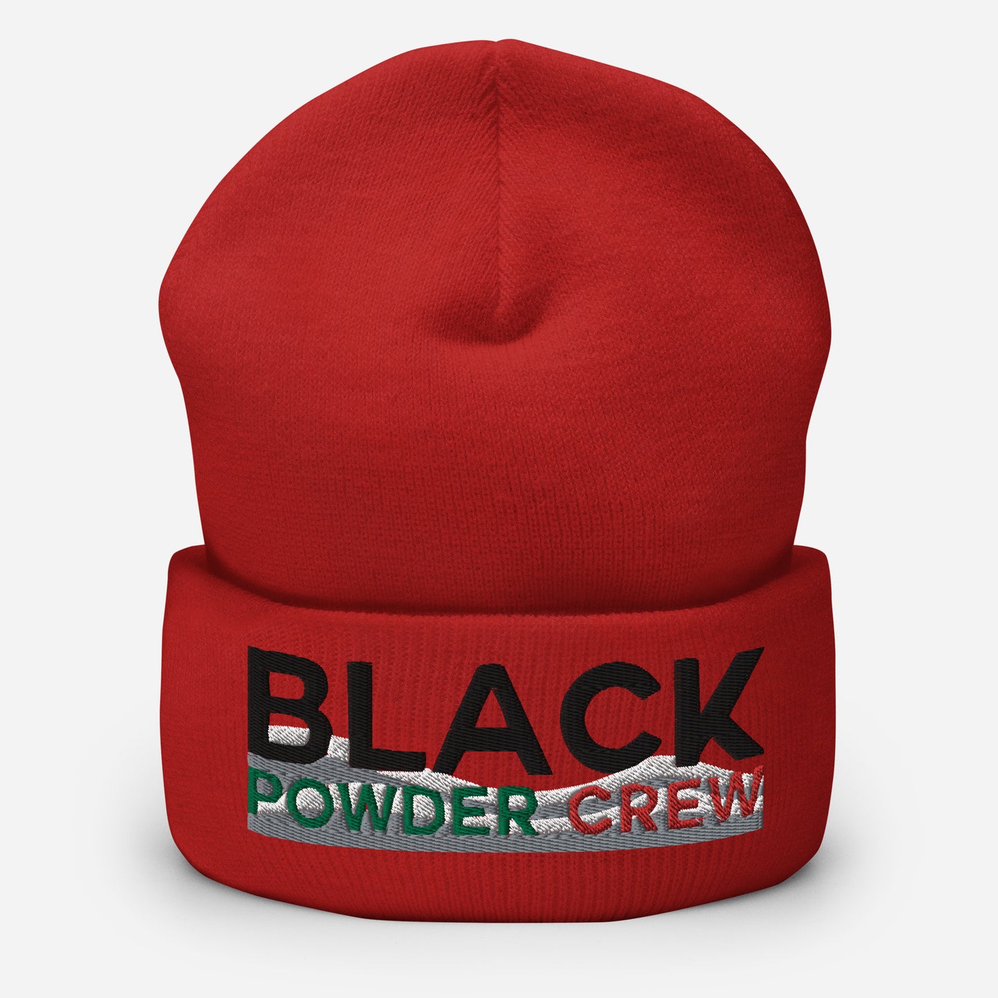 BLACK POWDER CREW SNOW CUFFED BEANIE