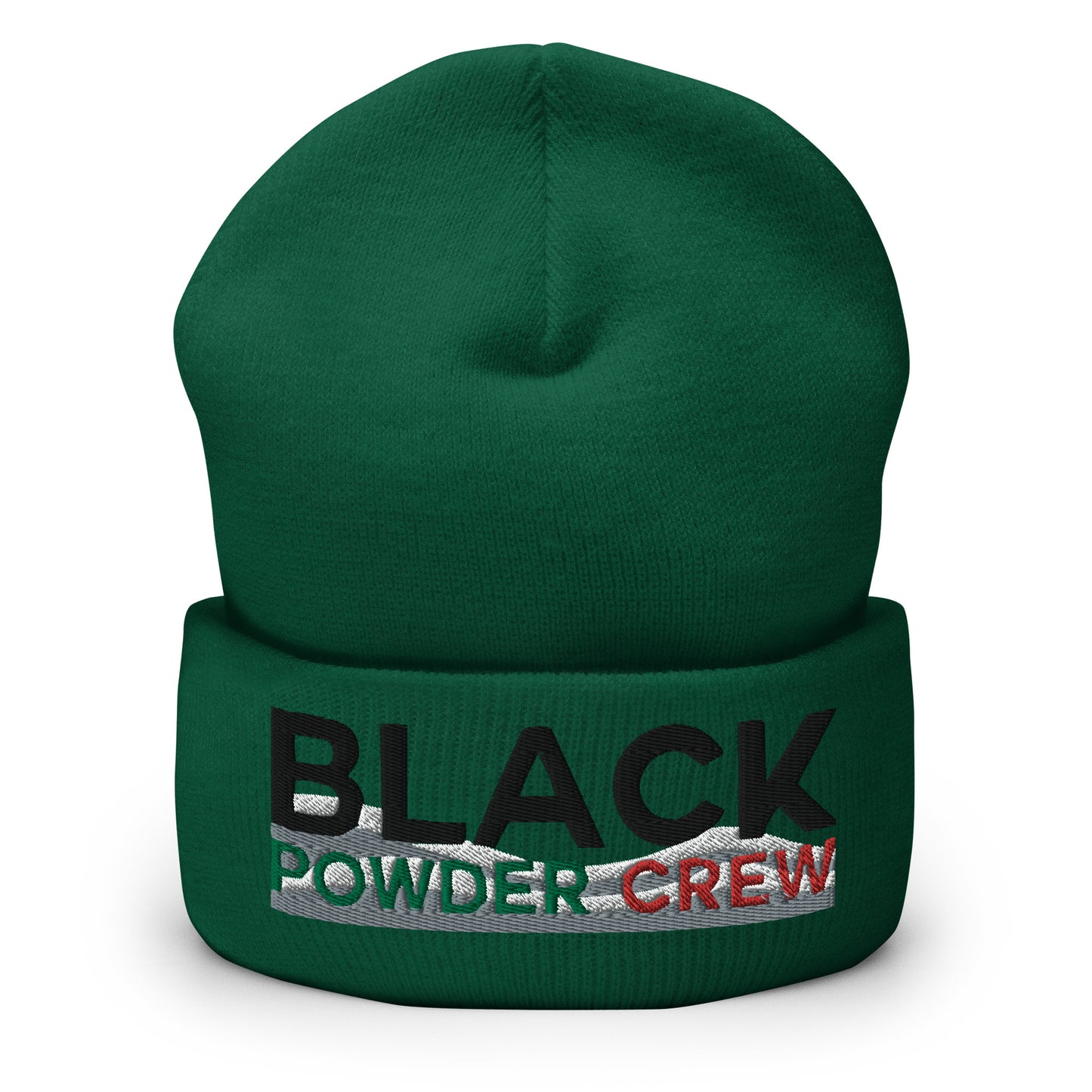 BLACK POWDER CREW SNOW CUFFED BEANIE