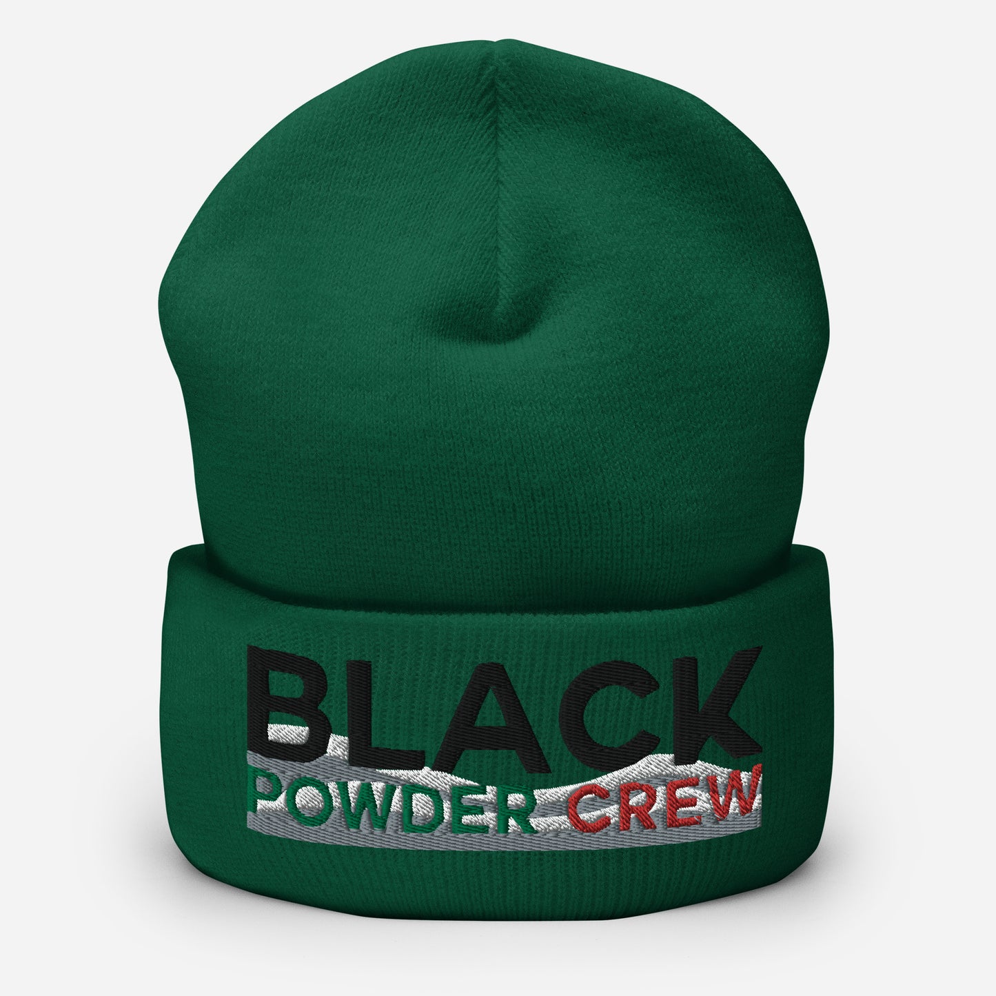 BLACK POWDER CREW SNOW CUFFED BEANIE