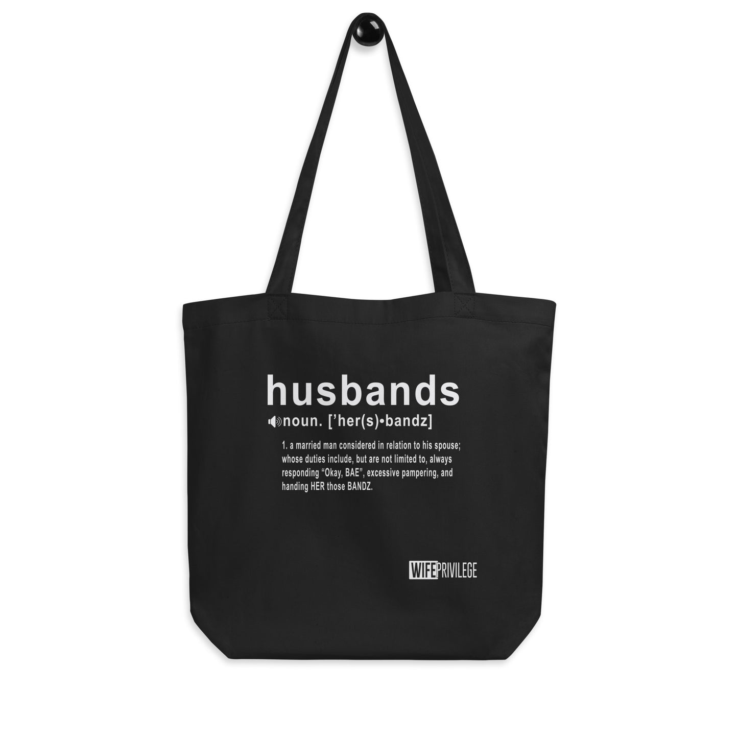 [HER(S)*BANDZ] ECO TOTE BAG (WHITE)