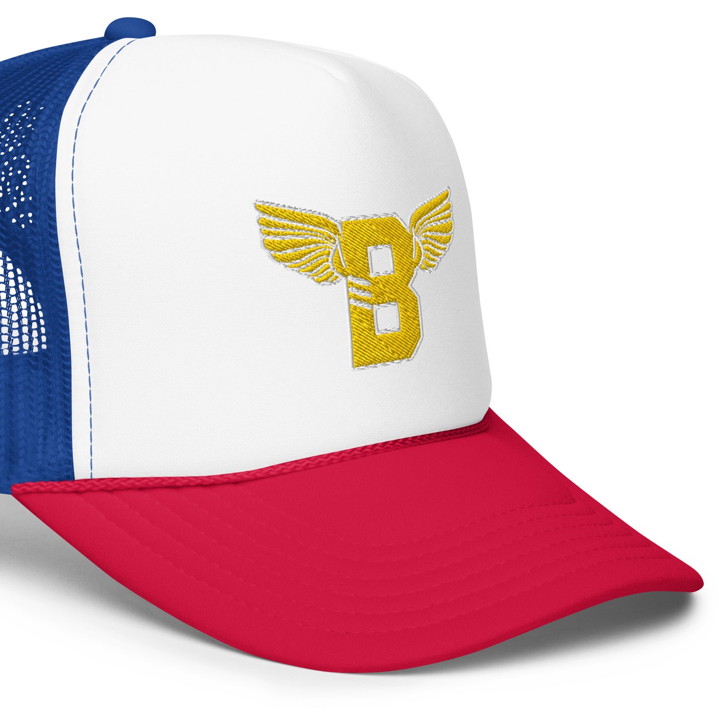 "B" IS FOR BROOKLYN - B-WING FOAM TRUCKER HAT (GOLD STITCH)