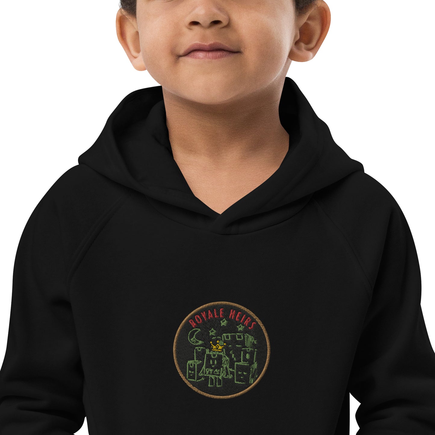 ROYALE HEIRS "WE BUILDING" EMBROIDERED COOKIE HOODIE (TODDLERS)