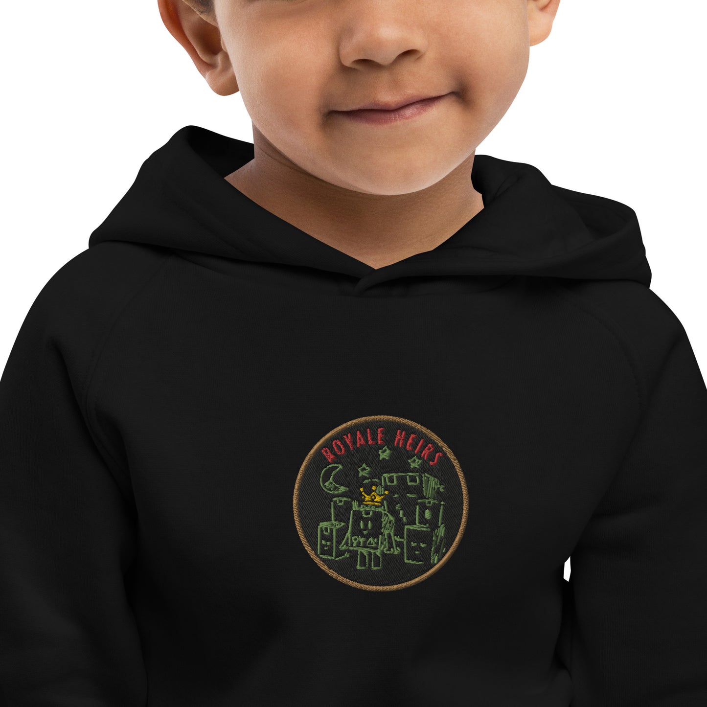 ROYALE HEIRS "WE BUILDING" EMBROIDERED COOKIE HOODIE (TODDLERS)